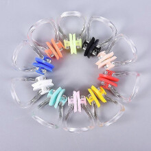 KINZON Pinces-Nez pour la Natation, 10 Pices Protecteur de Nez pour Natation en Silicone avec Bote pour Adultes et Dbutants Couleurs alatoires