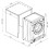 Hoover Hoover HBD 485D14/1-80 washer dryer Built-in Front-load White E 6