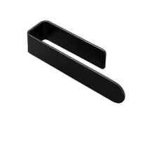 KINZON Un porte-serviettes hamburger noir sans perage, 23 longs porte-serviettes en laine sans poinonnage