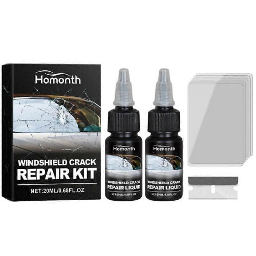 (2sets, 璃裂纹修复套) 1-3sets Windshield Crack Repair Fluid DIY Car Window ...