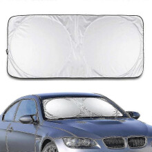 (65.7*37.4inch) Car Sunshade With Storage Bagcar Windshield Sunshade, For Uv And Sun Protection | Car Interior Accessories