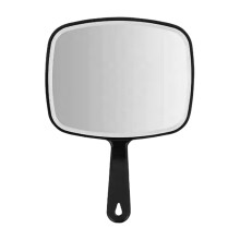 Mirror with Handle for Women, Portable Black Hand Mirror, Hairdressing Accessories, Beauty Tools for Hairdressers