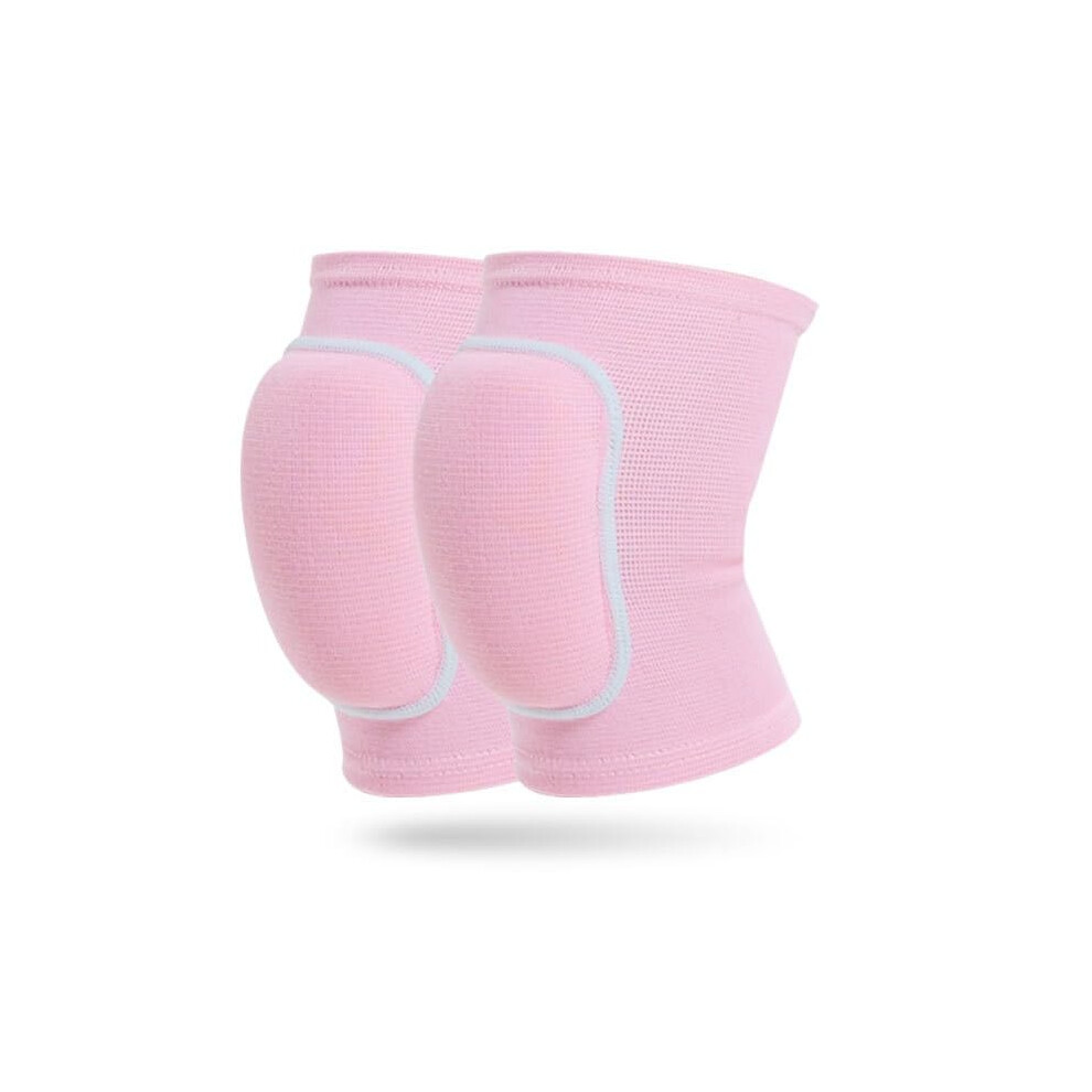 Knee Pads For Dance And Sports, Breathable Elastic Non-Slip Padded Knee Protection, Pink Sponge Material 6947110448251