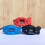 Skating Dual-Sided Diamond Material Handheld Skate Sharpening Tool with Keychain Red 5