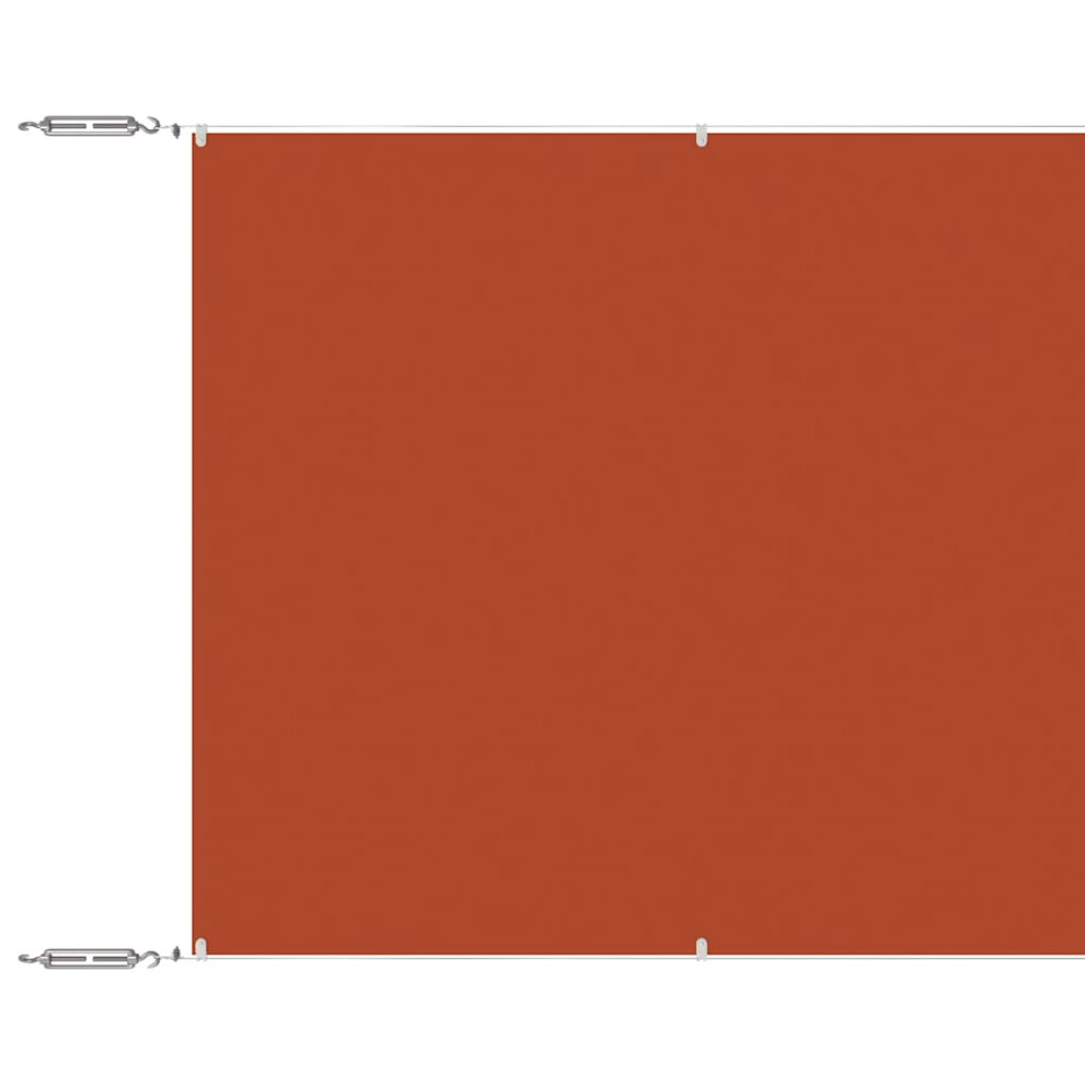 New Vidaxl (Terracotta, 180 X 1200 Cm) Vertical Awning Oxford Fabric Awning Privacy Screen Multi Colours/Sizes 148373