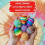 Easter Egg Mini Decorator Kit Arts and Crafts Set - Includes Egg Decorating Spinner and 6 Markers [Packaging May Vary] 2