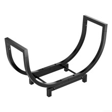 61 cm Wood Holder, Efficient Firewood Storage for Indoor Fireplaces and Outdoor Use, Durable Metal Design
