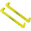 Skating Guards Adjustable Skate Guards Protector for Ice Blades, Yellow, Durable Material, Universal Fit 4
