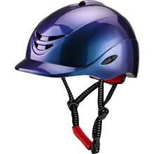 Adjustable Riding Helmet for Adults, Blue Purple Sports Headwear, Lightweight Safety Protection Gear, Comfortable Fit