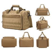 Range Bag - Tactical Waterproof Pistol Bag, Utility Case for Hunting, Shooting Range, and Outdoor Activities, Black