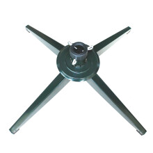 Robust Iron Christmas Tree Stand 64cm Foldable Metal Base for Large Artificial Trees Holiday Home Decoration