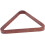 Billiard Ball Rack Triangle Rack for Pool Table Accessories, Brown Training and Collection Frame, Durable Material 3