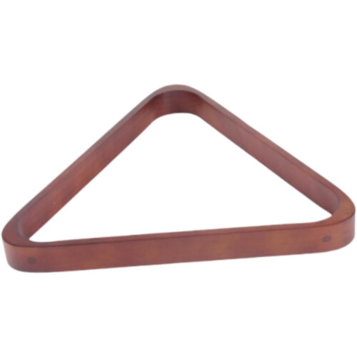 Billiard Ball Rack Triangle Rack for Pool Table Accessories, Brown Training and Collection Frame, Durable Material 2