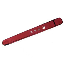 Sword Bag 100cm for Chinese Martial Arts Swords, Single-Layer Tai Chi Shoulder Carry Bag Made of Canvas, Red