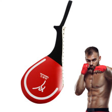 Speed Training Kickboxing Pad - Adjustable Striking Trainer Pad, 15.75x7.87 in Red, Ideal for Home Gym and Playground Use