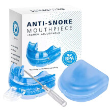 Anti Snoring Splint for Men and Women, Adjustable Ergonomic Mouthpiece, Reduces Snoring and Teeth Grinding, Comfortable Fit