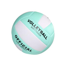 Indoor Trainings Volleyball - Non-Toxic PVC Material, Smooth Surface, Good Grip; Green Color for Outdoor and Indoor Practice