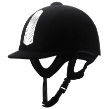 Riding Helmet 54 cm with Directional Strap, Safety Anti-Collision Design, Men's Equestrian Headgear