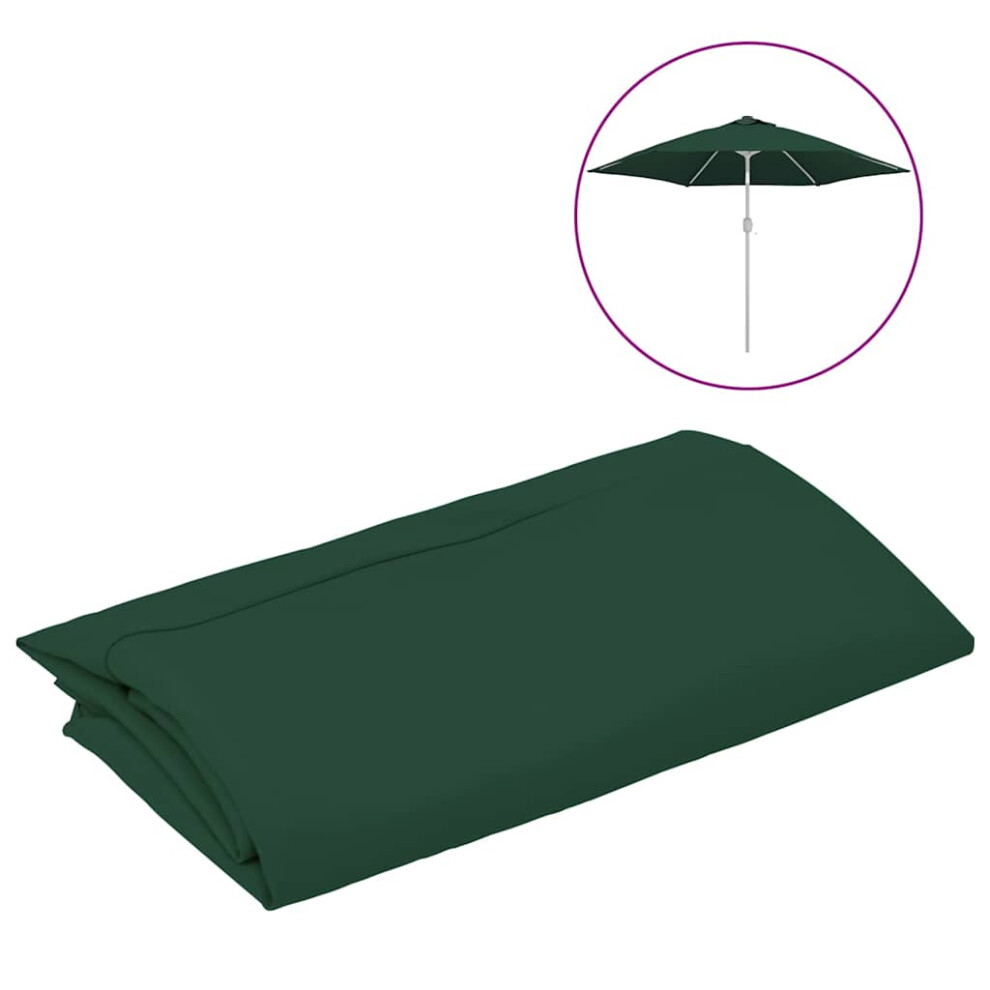 Vidaxl Replacement Fabric For Outdoor Parasol Green Sunshade Garden Patio