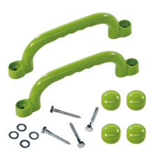 Playset Grips for Kids, Reusable Hand Grips, Rustproof Playground Accessories, Reinforced Safety Supplies for Outdoor Adventures, Green