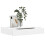 VidaXL vidaXL Floating Wall Display Shelf 1 Drawer Book/DVD Storage White MDF 48 cm 3