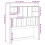 VidaXL vidaXL Headboard with Storage Bed Headboard Bed Header 75 cm Solid Wood Pine 19
