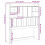 VidaXL vidaXL Headboard with Storage Bedroom Bed Header White 75 cm Solid Wood Pine 13
