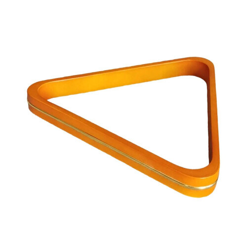 Billiard Triangle Rack Holder Wooden Pool Table Accessory for Home Use - Durable Triangular Design, 9 Balls Compatibility