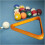 Billiard Triangle Rack Holder Wooden Pool Table Accessory for Home Use - Durable Triangular Design, 9 Balls Compatibility 2