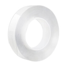 Transparent Tape 1mm Thick 300cm Fabric Single-Sided Removable Washable Traaceless Multi-Use Adhesive Tape