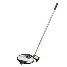 Undervehicle Inspection Mirror 30 cm Convex with Light, Foldable Telescopic Range 475-1140 mm for Vehicle Maintenance and Safety Inspection