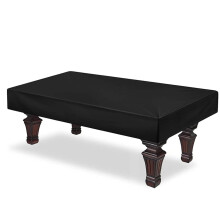 Billiard Table Cover 210D Faux Leather Waterproof Tear-Resistant Pool Table Cover 287 x 155 x 82 cm