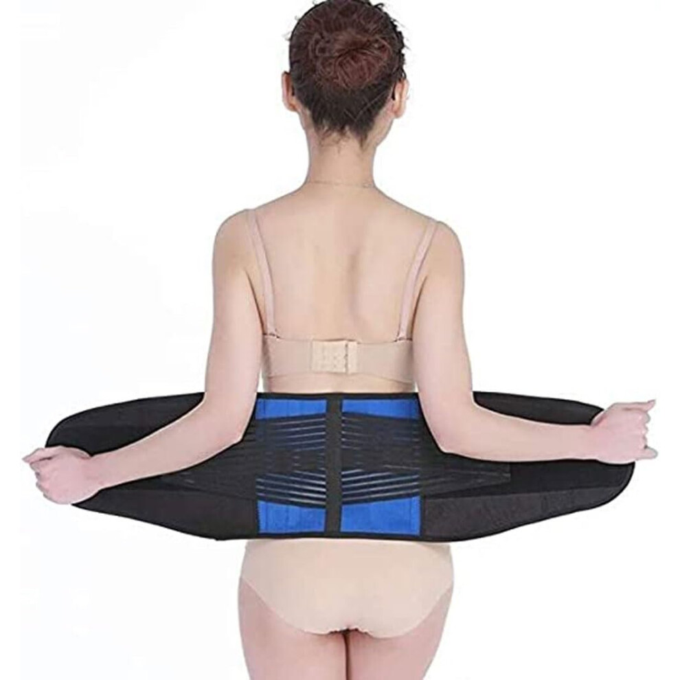 Back Support Brace, Adjustable Lumbar Support for Men and Women, XXL Size for Sciatica, Scoliosis, and Herniated Discs