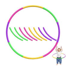 Hula Hoop for Children - 8-Piece Removable Plastic Hula Hoops for Dance Fitness and Gymnastics Activities
