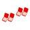 Multifunctional Traceless Adhesive Strips Cloud Tape Dispenser Double-Sided Washable Tape 2 Sets 2 Boxes 1