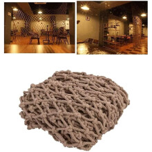 Climbing Straps Large Cargo Rope Net 4x6m for Toddlers and Adults Made of Sisal Rope for Playground and Training