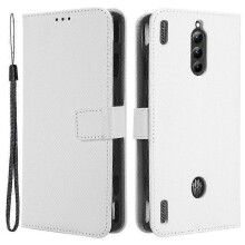 (White) For ZTE nubia Red Magic 8 Pro+ 5G / Red Magic 8 Pro 5G Diamond Texture PU Leather Stand Cover Shell Flip Wallet Phone Case