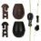 20 Pieces Carp Fishing Quick Change Beads, Hook Length Swaps and Buffer Beads, S, Brown, Functionality and Compatibility 3
