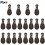 20 Pieces Carp Fishing Quick Change Beads, Hook Length Swaps and Buffer Beads, S, Brown, Functionality and Compatibility 4