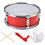 13 Inch Snare Drum Set with Adjustable Strap - Red Percussion Marching Drum with Drumsticks for Learning and Performance 1