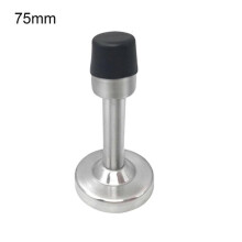 (75mm) 75-150mm Door Stopper Wall-mounted Anti-collision Rubber Two Installation Methods Punch-free Door St