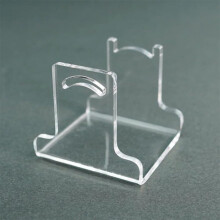 Baitcasting and Spinning Reel Stand, Clear Acrylic Holder for Secure Drying, Fishing Gear Storage Solution