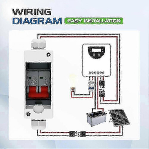 IP65 Waterproof 32A DC 1000V PV Disconnect Switch for Solar Panel Breaker Boxv 1