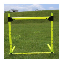 Agility Hurdles Lightweight Portable Hurdles Set for Athletics and Football Practice, 4-Piece Bar Set