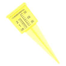 Rain Gauge for Outdoor Use with Sturdy PVC Construction - Lawn and Garden Sprinkler Meter for Accurate Rainfall Measurement