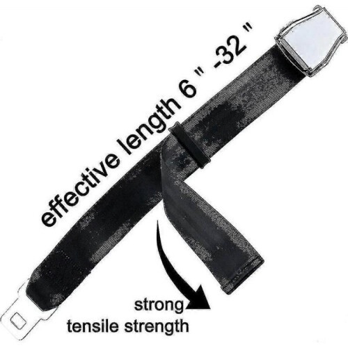 Belt Extender for Aircraft E4 Certified, Adjustable From 15.2 Cm To 81.3 Cml 2