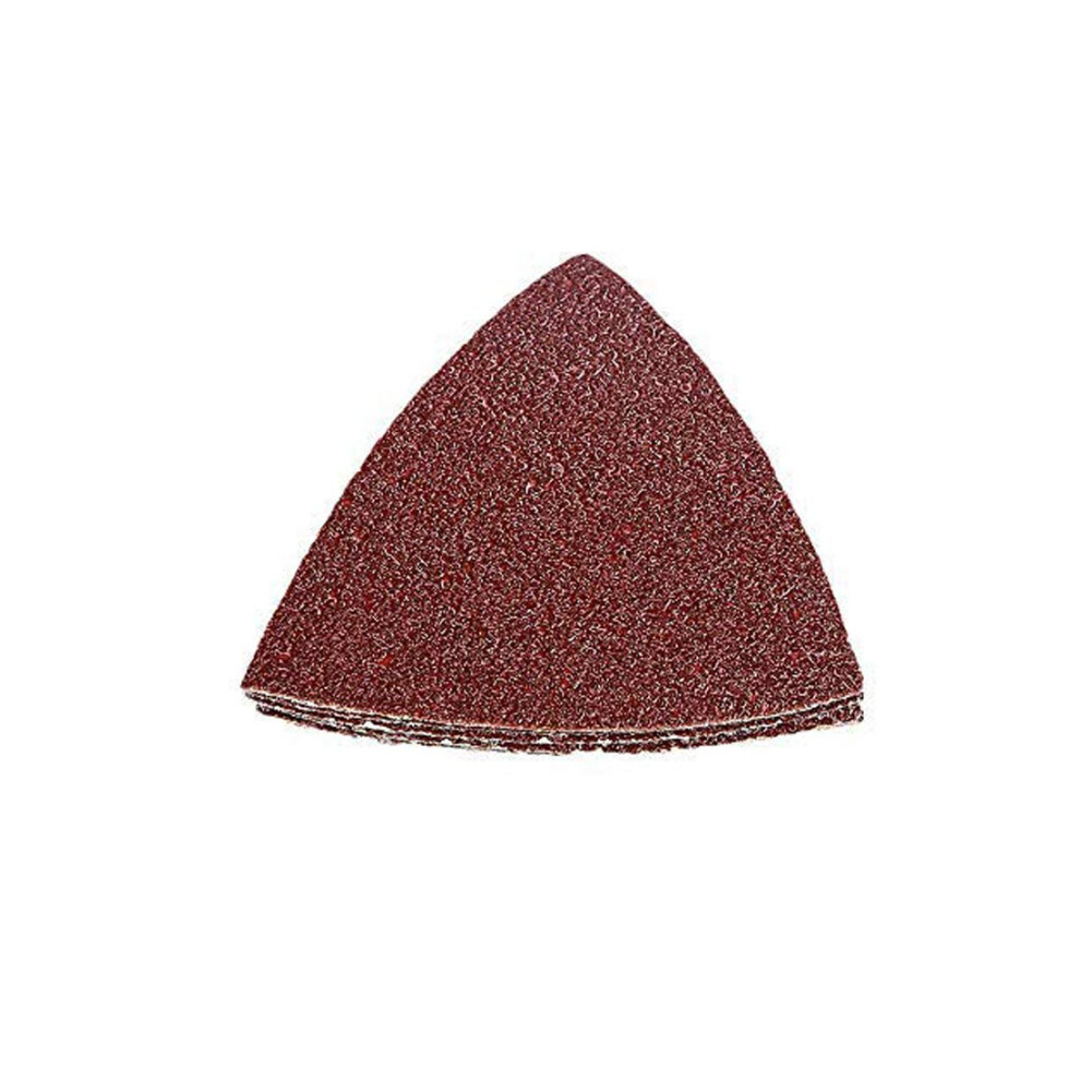 80 Mm Triangular Sanding Pad 60 Grit Aluminium Oxide Sandpaper No Hole Hook And Loop Sheets Pack Of 60 6038364594518
