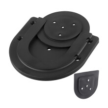 Dartboard Wall Mount Bracket with Hardware for Professional Dartboard, Black Durable Design, Easy Installation