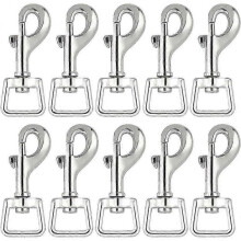 20Pc Snap Hooks for Dog Leash Collar Linking, Heavy Duty Swivel Clasp Eye Bolt Buckle Trigger Clip  x