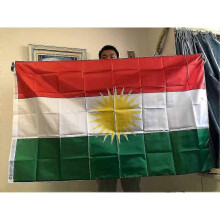 SKY FLAG Kurdish flag 60x90cm 90*150cm Kurdistan Flag Hanging Polyester Kurdish Flag and Bannes Home Decoration flag n